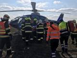 20180228212636_ViewImage (12): Video, foto: K dopravní nehodě u Vrbčan letěly dva vrtulníky